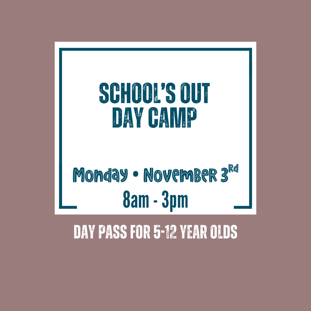 School's Out Day Camp: November 3rd
