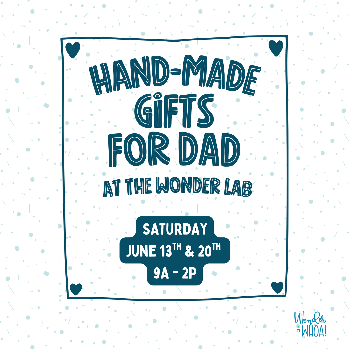 Handmade Gifts for Dad (Create and Play at The Wonder Lab)