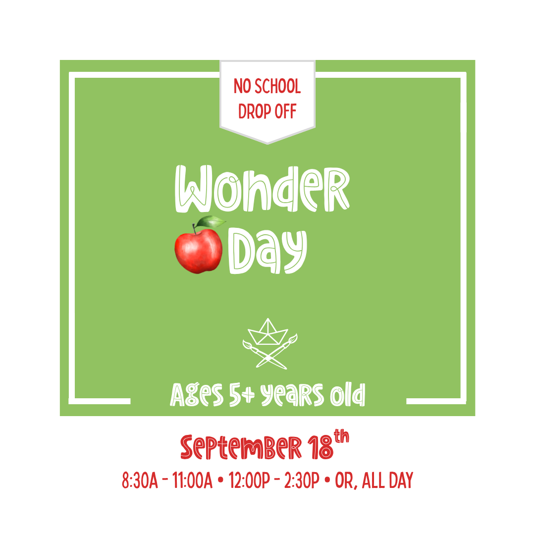 Sept 18th • School's Out Creative Sessions