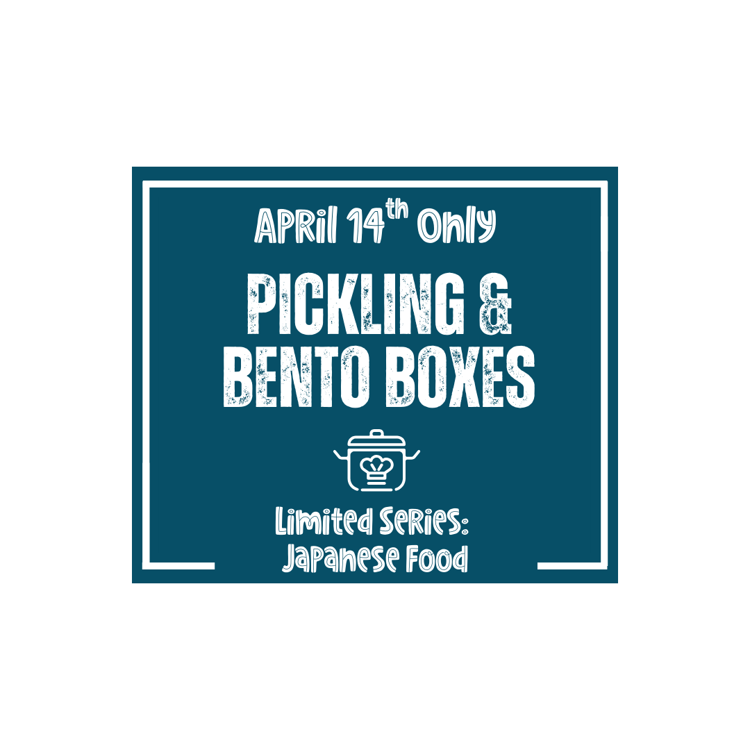 Japanese Food & Nutrition Class: Pickling & Bento Boxes