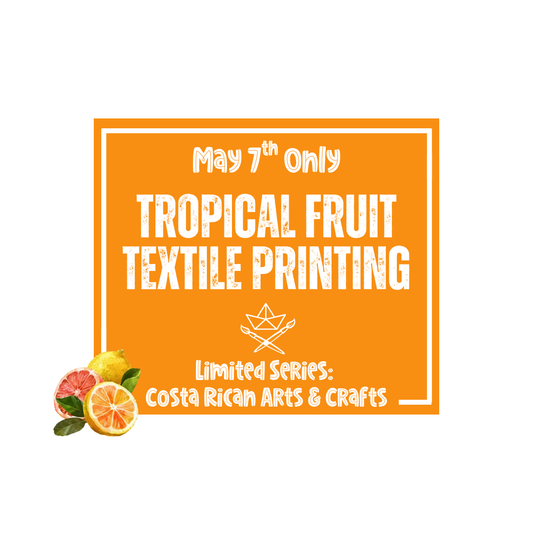Costa Rica Arts & Crafts: Tropical Fruit Textile Printing